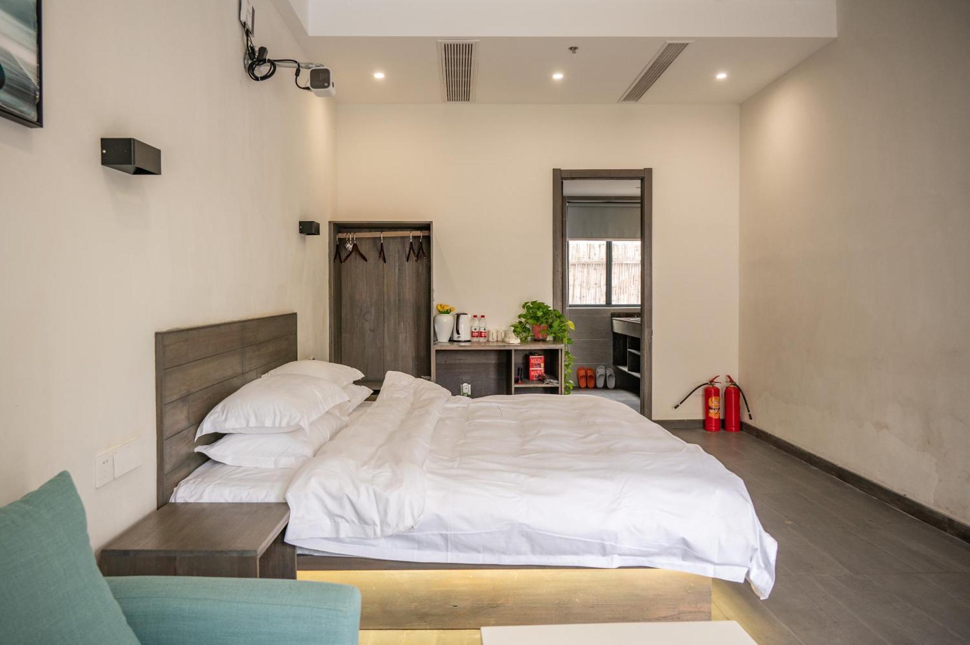 Tingjian Musu Private Soup Design Homestay - South Gate Of Wuzhen Xizha Scenic Area Tongxiang Exteriör bild