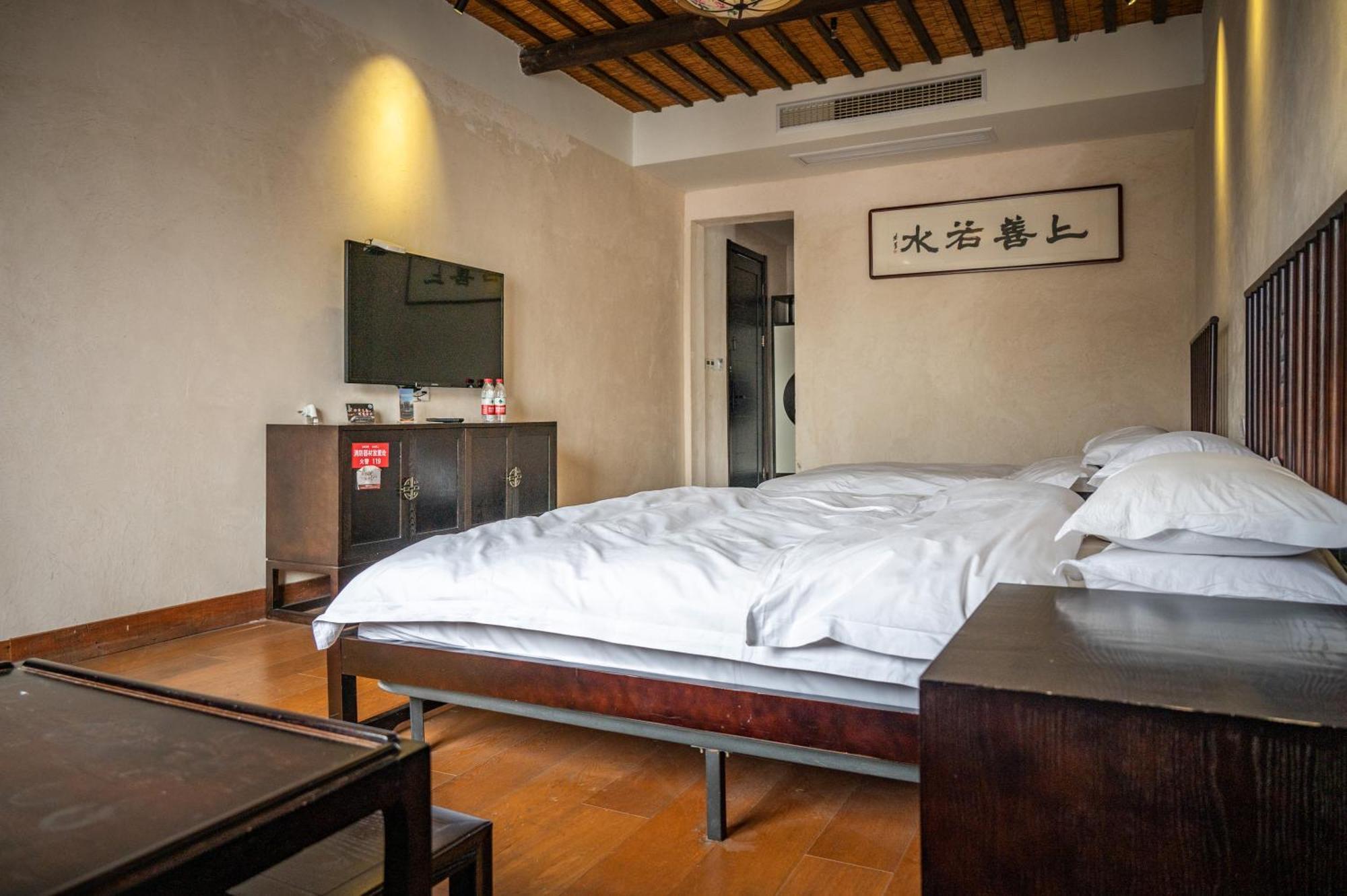 Tingjian Musu Private Soup Design Homestay - South Gate Of Wuzhen Xizha Scenic Area Tongxiang Exteriör bild