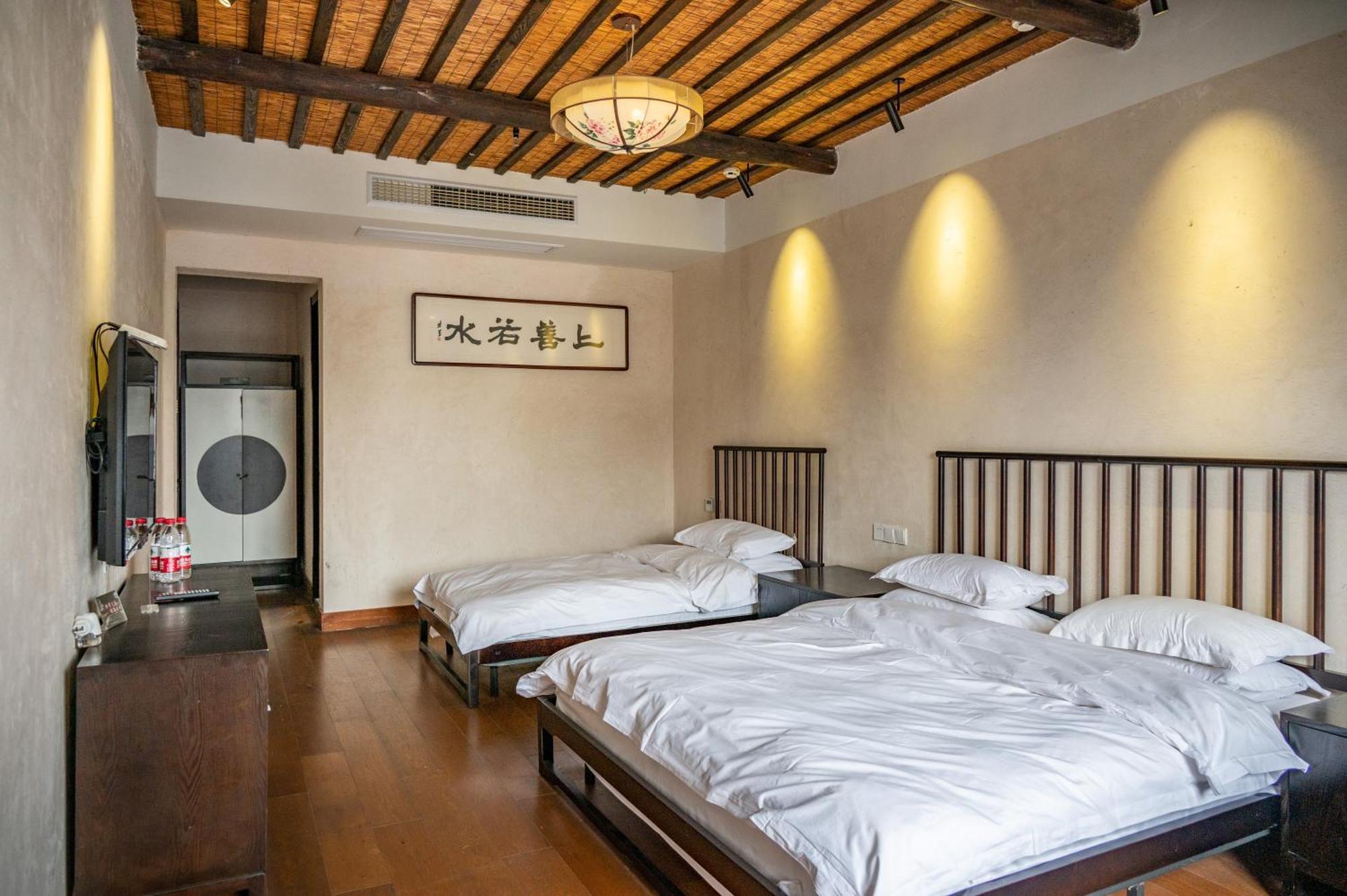 Tingjian Musu Private Soup Design Homestay - South Gate Of Wuzhen Xizha Scenic Area Tongxiang Exteriör bild