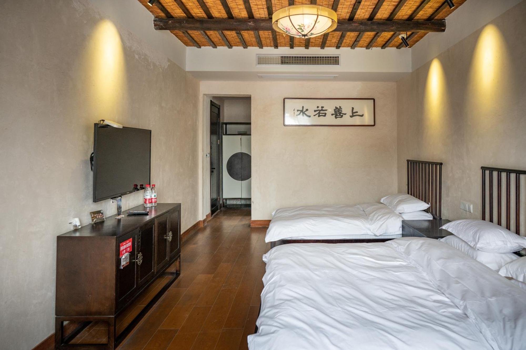 Tingjian Musu Private Soup Design Homestay - South Gate Of Wuzhen Xizha Scenic Area Tongxiang Exteriör bild